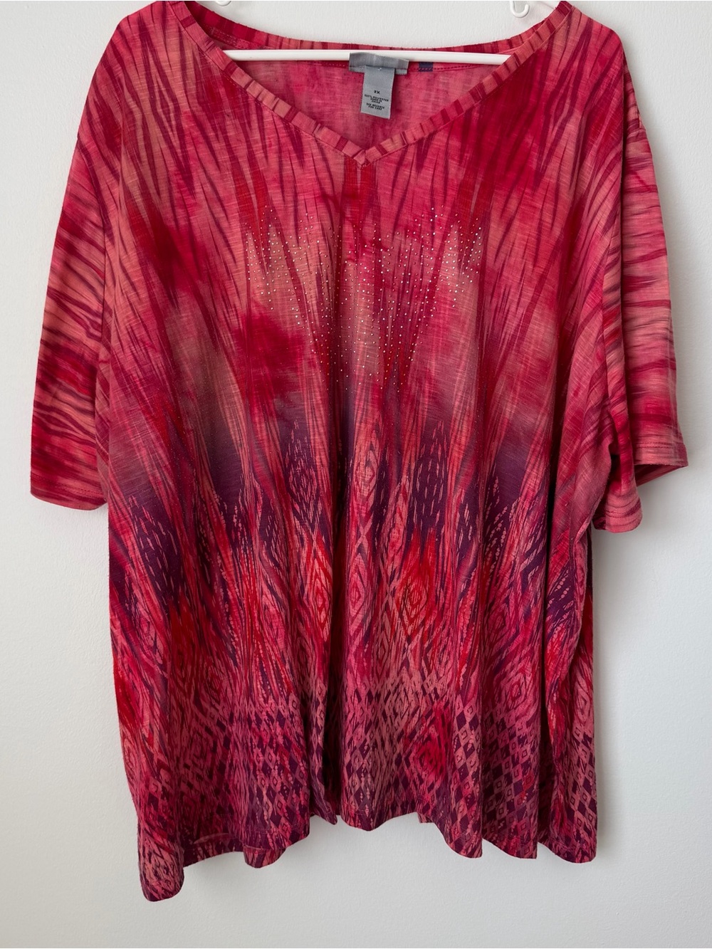 Catherines Women’s V-Neck Beaded Top